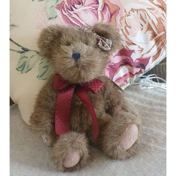 Boyds Bears Sissy B. Bear Sisters are the Beary Best Jointed 8" Plush w/ Tag - Picture 2 of 8